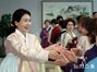 大統領夫人が在日本大韓民国婦人会の茶話会に出席