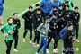ガーナとのAマッチ評価試合を前に練習に励むサッカー韓国代表チーム