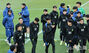 ガーナとのAマッチ評価試合を前に練習に励むサッカー韓国代表チーム
