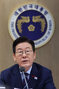 ▲2日、ソウル市竜山区の韓国大統領室庁舎で行われた閣議で、発言する李在明（イ・ジェミョン）大統領。写真＝NEWSIS