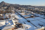 初雪で景福宮が銀世界に　／ソウル