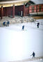 初雪で景福宮が銀世界に　／ソウル