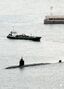 米原子力潜水艦「グリーンビル」入港　／釜山