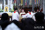 クリスマスに明洞大聖堂で行われた「飼い葉桶礼節儀式」　／ソウル