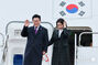 関西空港に到着した李在明大統領