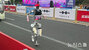 ▲ロボットのハーフマラソン大会に参加したヒューマノイド・ロボット。スタート直後に撮影。／パク・チョンギュ特派員
