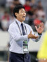 ▲森保一監督と本田圭佑