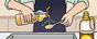 水あめをきれいにすくうには